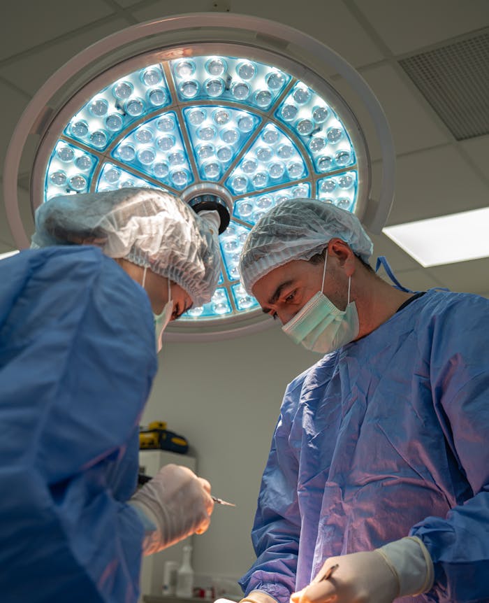 
Surgeons Operating on a Patient